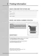 Preview for 2 page of Electrolux 318205858A Use & Care Manual