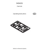 Electrolux 34942G Operating Instructions Manual предпросмотр