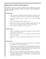 Preview for 2 page of Electrolux 34942G Operating Instructions Manual