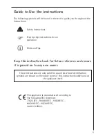 Preview for 5 page of Electrolux 34942G Operating Instructions Manual