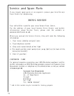 Preview for 10 page of Electrolux 34942G Operating Instructions Manual