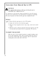 Preview for 26 page of Electrolux 34942G Operating Instructions Manual