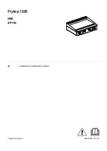 Electrolux 391404 Installation And Operating Manual preview