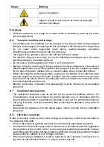 Preview for 9 page of Electrolux 391404 Installation And Operating Manual