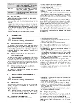 Предварительный просмотр 15 страницы Electrolux 391404 Installation And Operating Manual