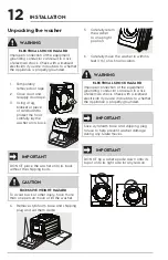 Предварительный просмотр 12 страницы Electrolux 400 SERIES Use & Care Manual