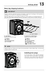 Предварительный просмотр 13 страницы Electrolux 400 SERIES Use & Care Manual