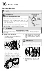 Предварительный просмотр 16 страницы Electrolux 400 SERIES Use & Care Manual