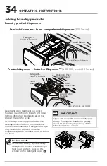 Предварительный просмотр 34 страницы Electrolux 400 SERIES Use & Care Manual