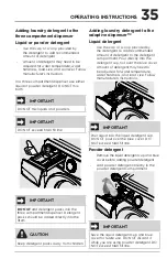 Предварительный просмотр 35 страницы Electrolux 400 SERIES Use & Care Manual