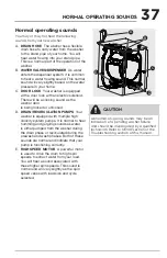 Предварительный просмотр 37 страницы Electrolux 400 SERIES Use & Care Manual