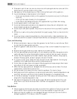 Preview for 4 page of Electrolux 40036VI-WN User Manual