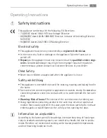 Preview for 5 page of Electrolux 41016VH User Manual