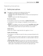 Предварительный просмотр 5 страницы Electrolux 41056VH User Manual