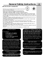 Preview for 3 page of Electrolux 44" Stainless Steel User & Care Manual