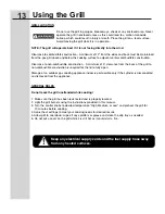 Preview for 13 page of Electrolux 44" Stainless Steel User & Care Manual