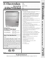 Electrolux 506033 Specifications preview