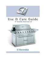Electrolux 51" Stainless Steel Gas Grill Use & Care Manual preview