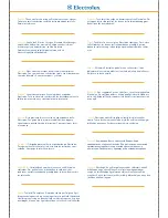 Preview for 2 page of Electrolux 5505 Instruction Book