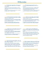 Preview for 12 page of Electrolux 5505 Instruction Book