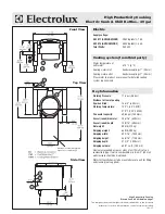 Preview for 2 page of Electrolux 582571 Specifications