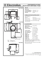 Preview for 2 page of Electrolux 582589 Specifications