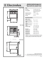 Предварительный просмотр 2 страницы Electrolux 584104 Specification Sheet