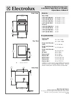 Предварительный просмотр 2 страницы Electrolux 584114 Specification Sheet