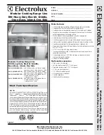 Preview for 1 page of Electrolux 584118 Specification Sheet