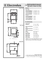 Preview for 2 page of Electrolux 584118 Specification Sheet