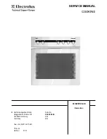 Preview for 1 page of Electrolux 599 50 86 62 Service Manual