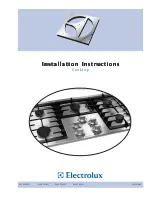 Предварительный просмотр 1 страницы Electrolux 5995426250 Installation Instructions Manual