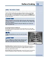 Preview for 15 page of Electrolux 5995447090E36GC76EPS Use And Care Manual