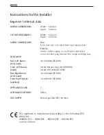 Preview for 10 page of Electrolux 61402 G Instruction Booklet