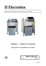Preview for 1 page of Electrolux 616020 Installation, Operating And Maintenance Instruction