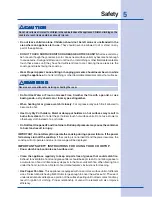 Preview for 5 page of Electrolux 625 (0505) Rev. B Use And Care Manual