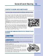 Preview for 15 page of Electrolux 625 (0505) Rev. B Use And Care Manual