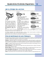 Preview for 33 page of Electrolux 625 (0505) Rev. B Use And Care Manual