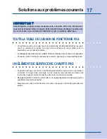 Preview for 57 page of Electrolux 625 (0505) Rev. B Use And Care Manual