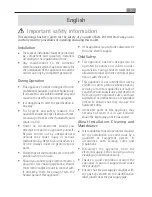 Preview for 5 page of Electrolux 65557 G-M Instruction Booklet