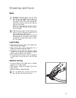 Preview for 19 page of Electrolux 6625 Installation And Operating Instructions Manual