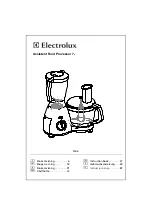 Preview for 1 page of Electrolux 7 Series Instruction Book