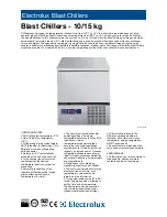 Electrolux 726620 Brochure & Specs preview