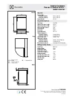 Preview for 2 page of Electrolux 727228 (RUCF16X1C) Short Form Specification