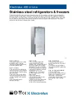 Electrolux 730182 Specifications preview