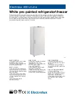 Electrolux 730191 Specifications preview