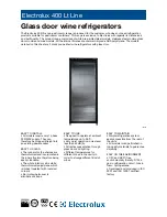 Preview for 1 page of Electrolux 730900 Specifications