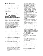 Preview for 3 page of Electrolux 75 Tornado Operating Instructions Manual