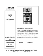 Electrolux 790.75403501 Repair Parts List Manual preview