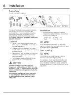 Preview for 6 page of Electrolux 807650601 Use & Care Manual